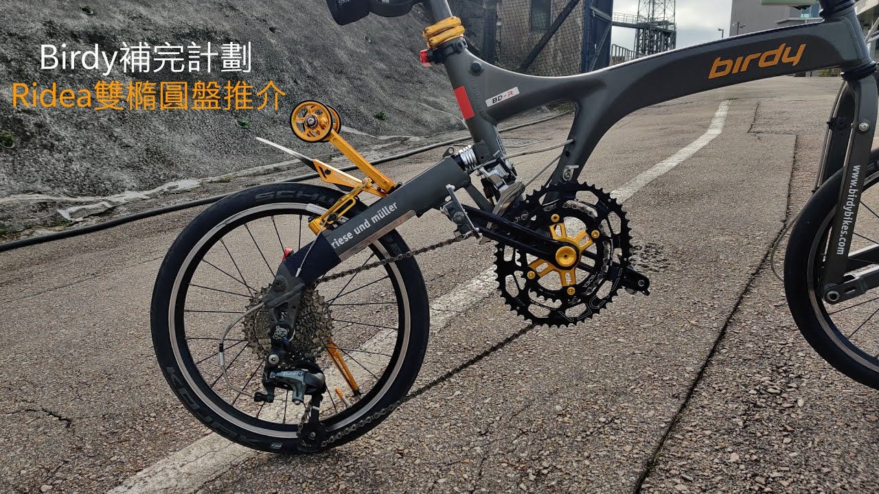 Birdy補完計劃：＃RIDEA雙橢圓盤推介／輕鬆爬坡／無痛苦／一日兩轉波波不是夢／單車遊