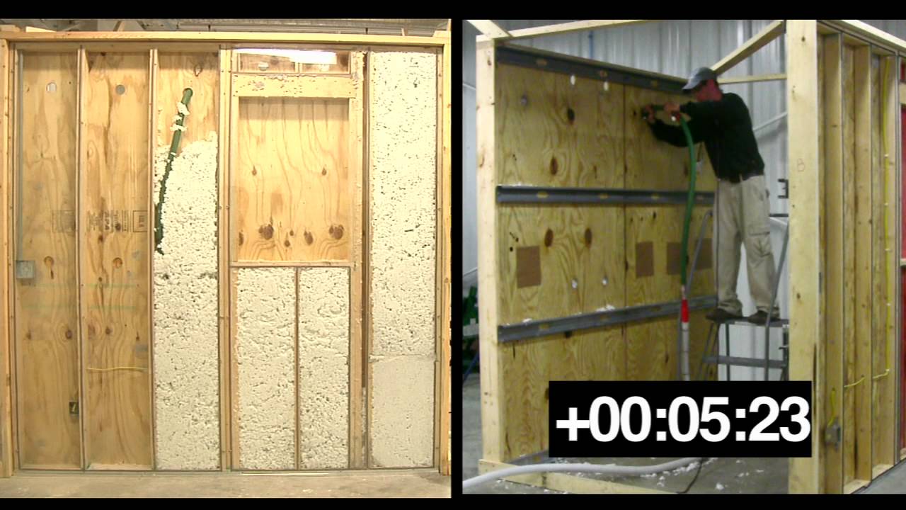 Knauf Insulation EcoFill Wx demonstration