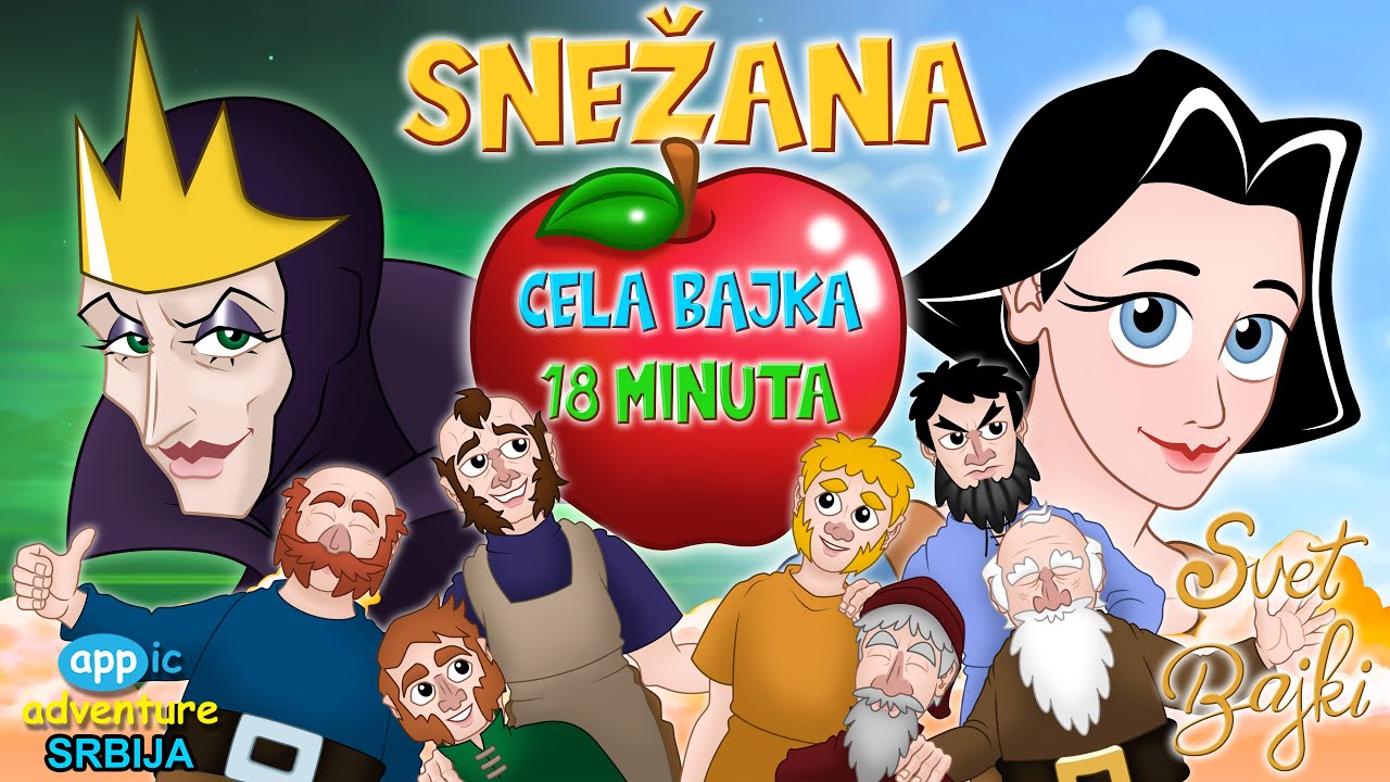 Bajke - Snežana i sedam patuljaka | Bajke na srpskom
