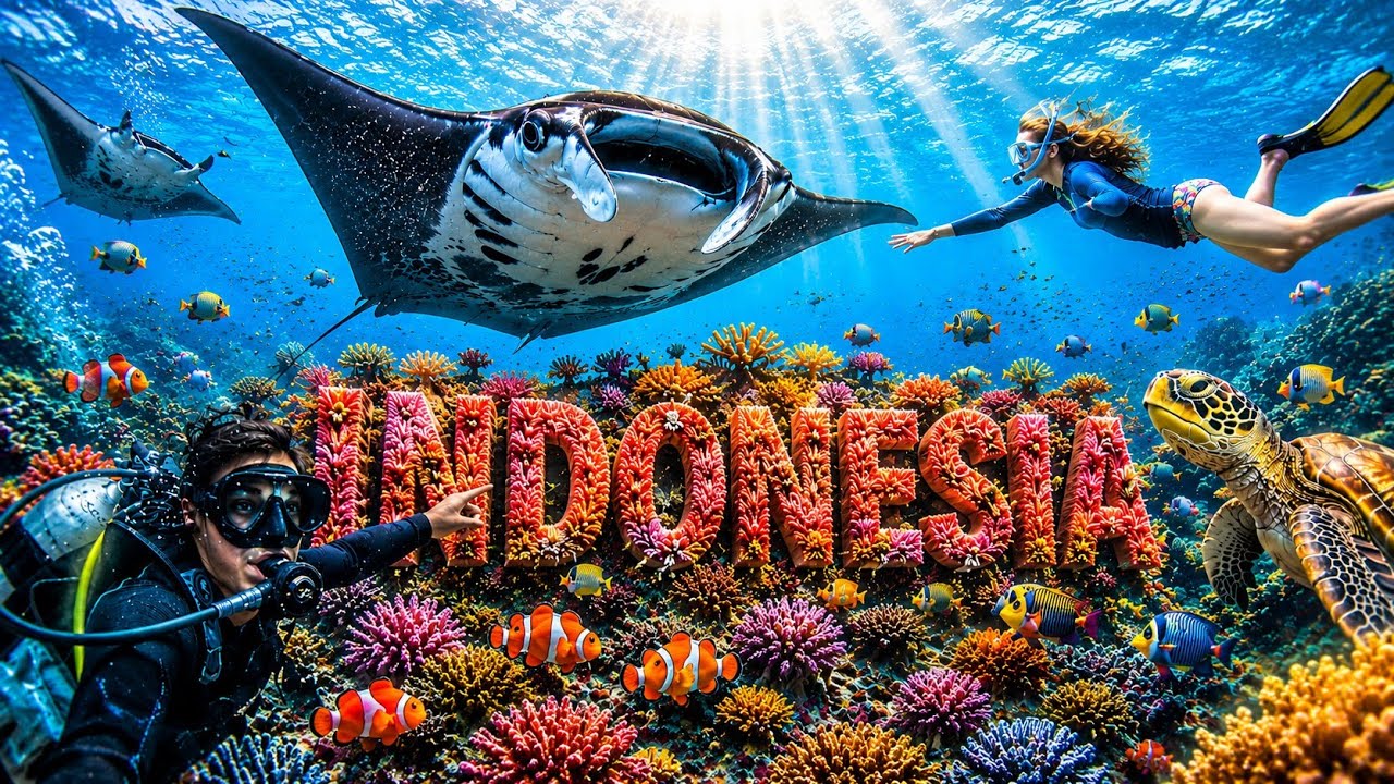 INDONESIA 🇮🇩 4 weeks of travel. Nusa Lembongan-Lombok-Gilis-Bali.