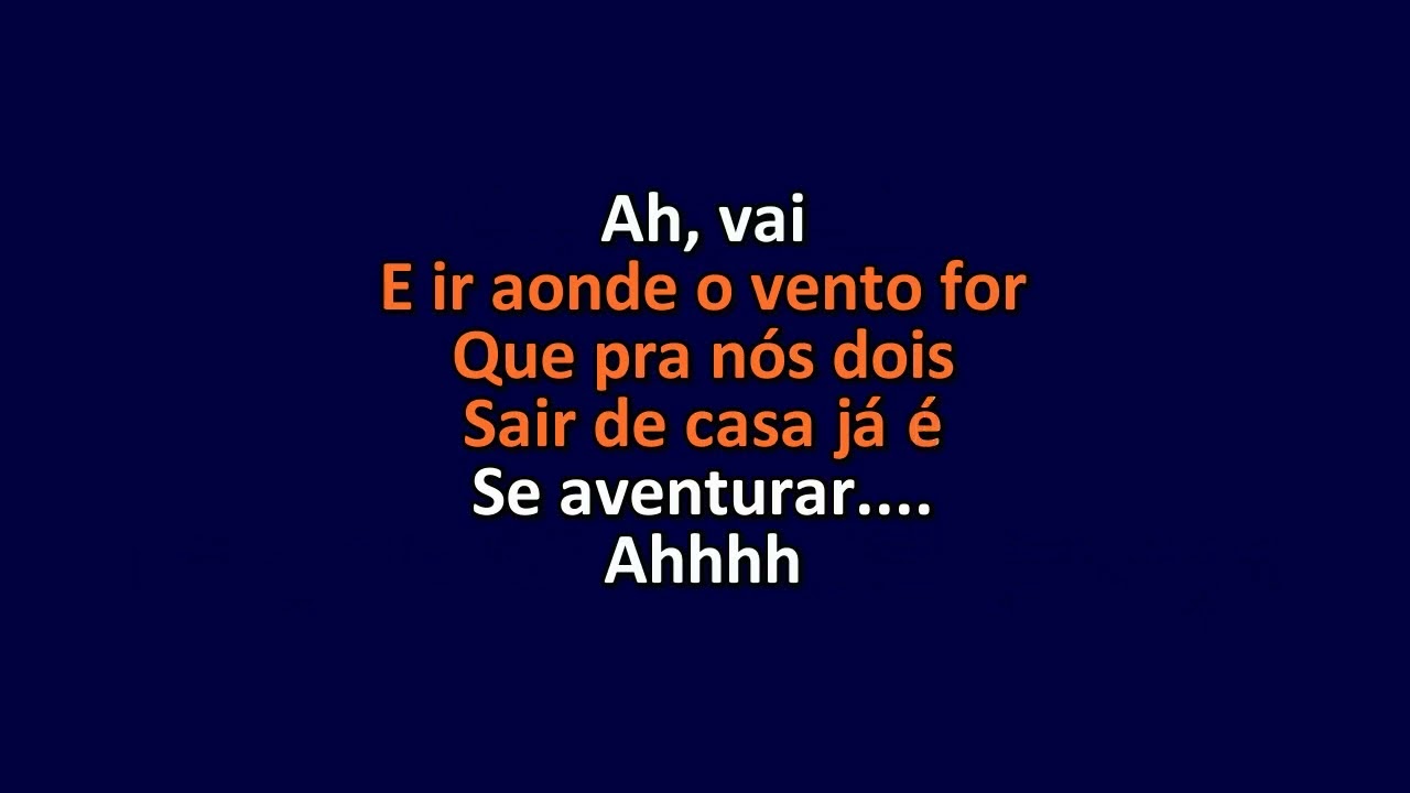 Los Hermanos - &Uacute;ltimo Romance - Karaoke Instrumental Lyrics - ObsKure