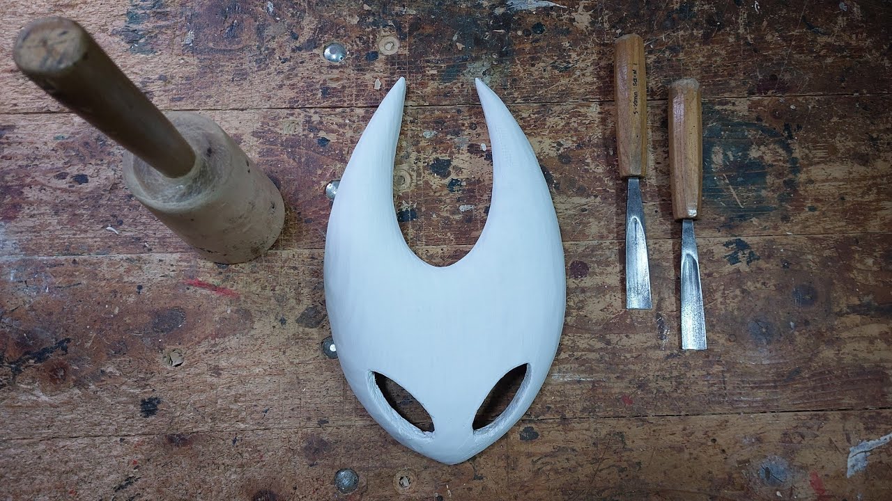 Carving Hornet's Mask | Hollow Knight Silksong Handmade 