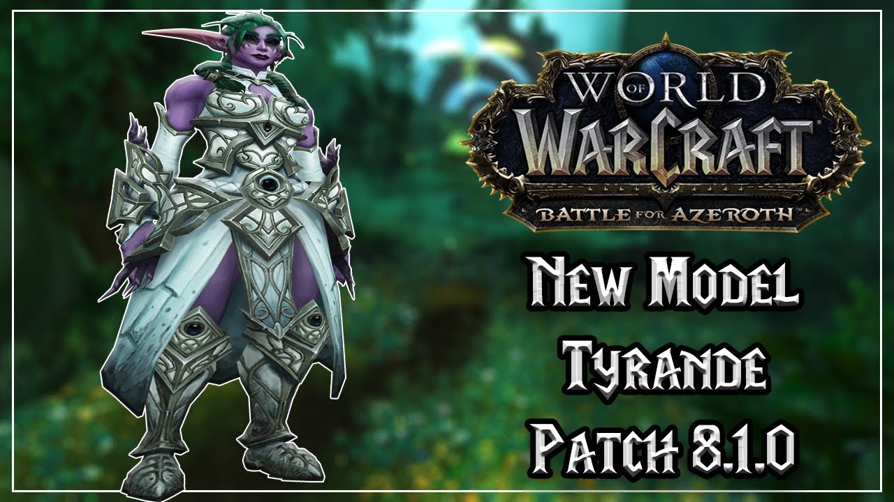 Tyrande Whisperwind with Dark Eyes - Tides of Vengeance Patch 8.1.0