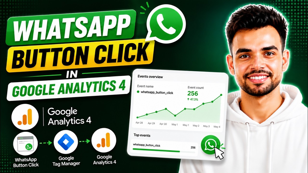 How to Track WhatsApp Button Click in Google Analytics 4 using GTM