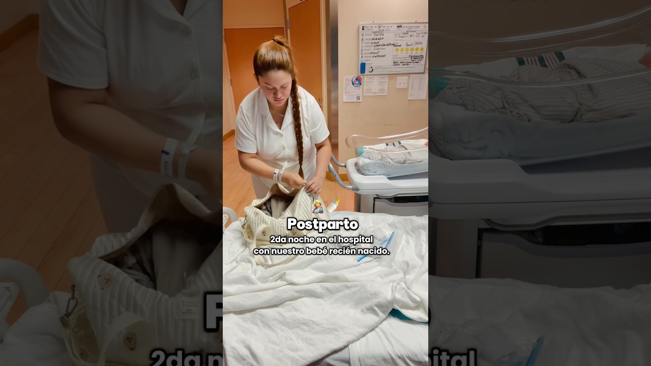 2da noche en el hospital despu&eacute;s de dar a luz🤰🤱🏼 #maternidad #embarazada #vlog #newborn #parto