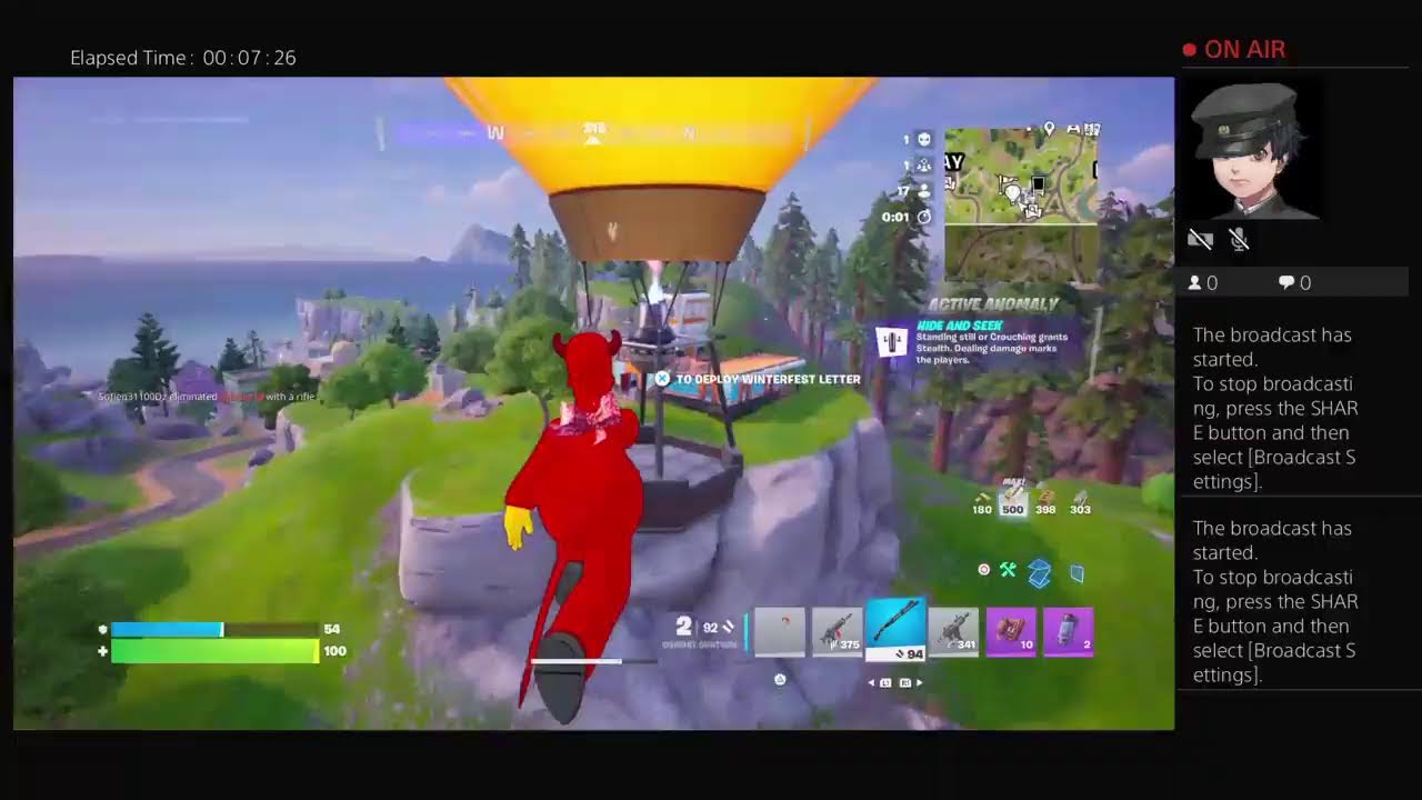 Prezo plays Fortnite
