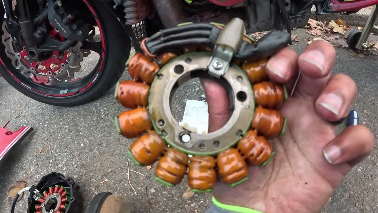 как установить статер на Suzuki gsxr