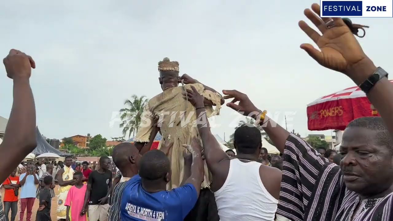 Komfour Abass @Nana Ataa's yam festival at Ahwia