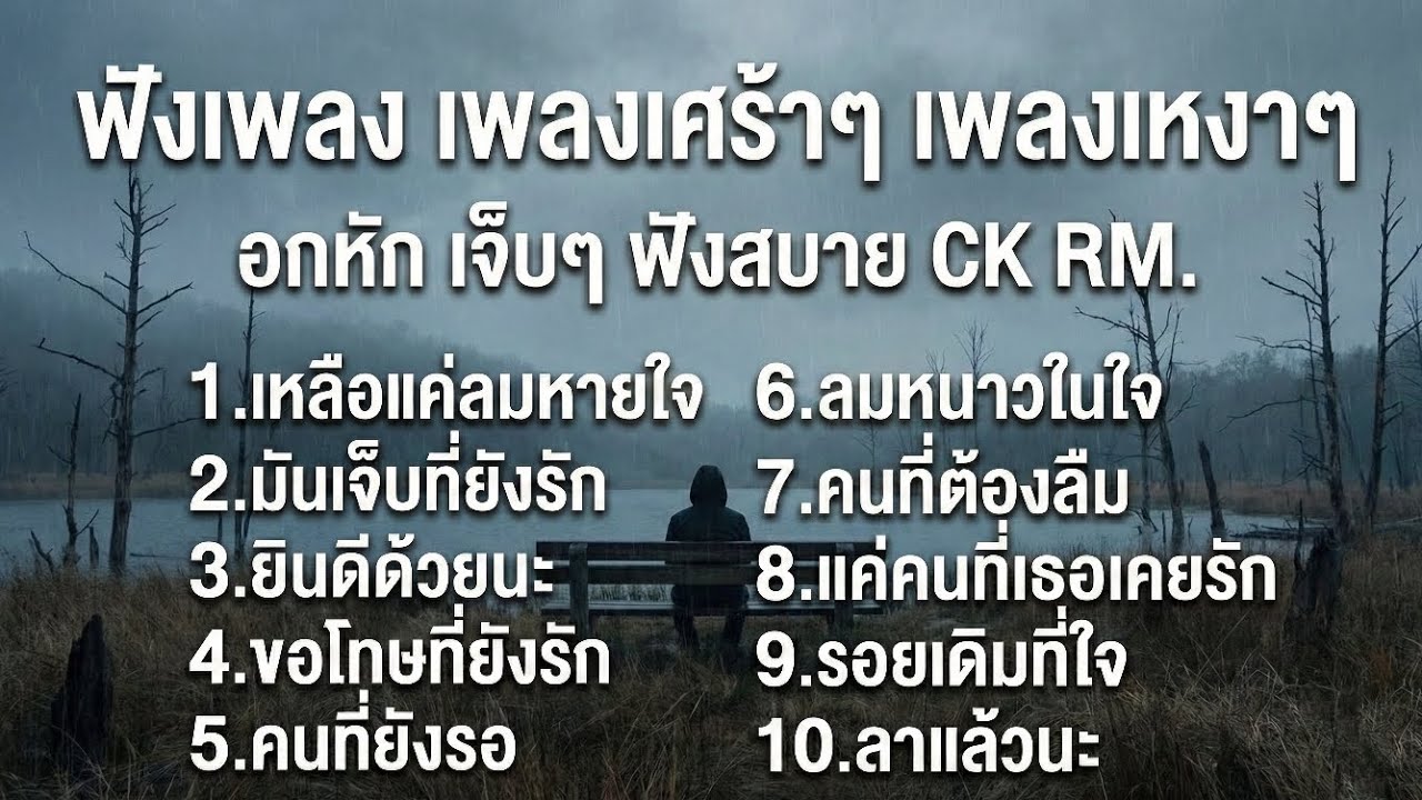 🎧ฟังเพลง เศร้าๆ เหงาๆ เจ็บลึกๆ | CK RM.
