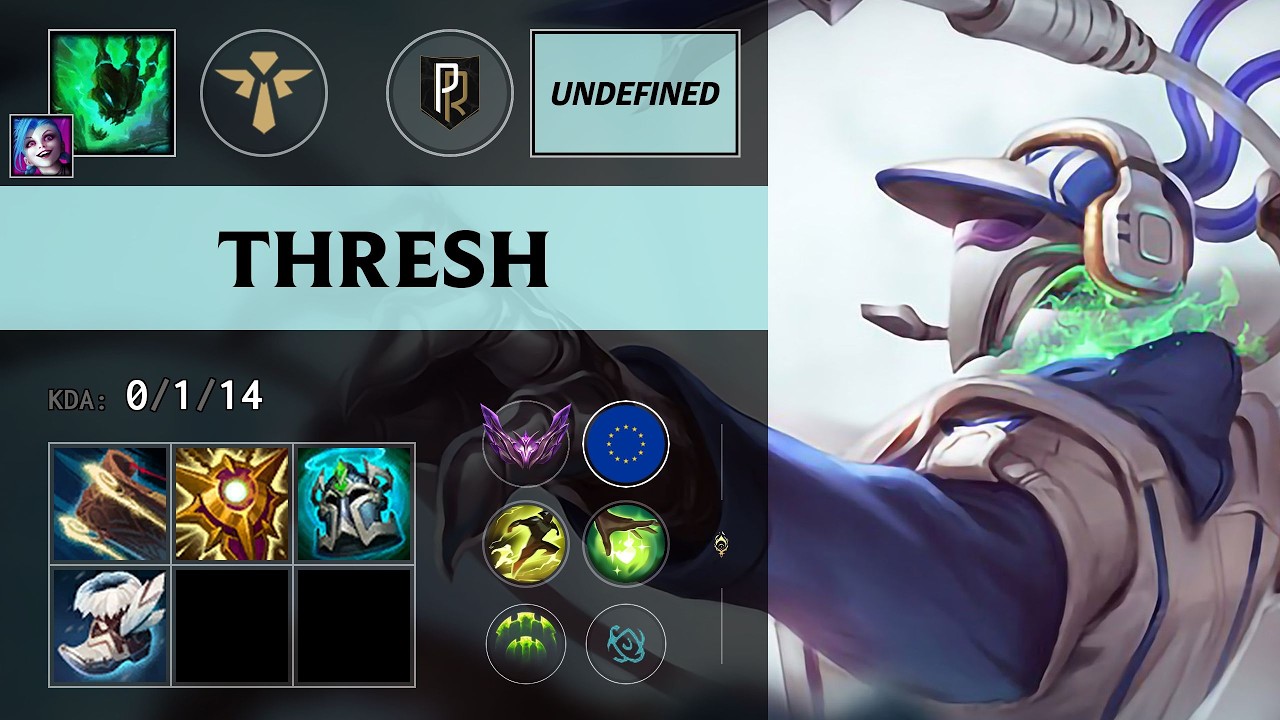 (PTR Undefined) Thresh Support vs Bard - EUW Master Patch 26.13