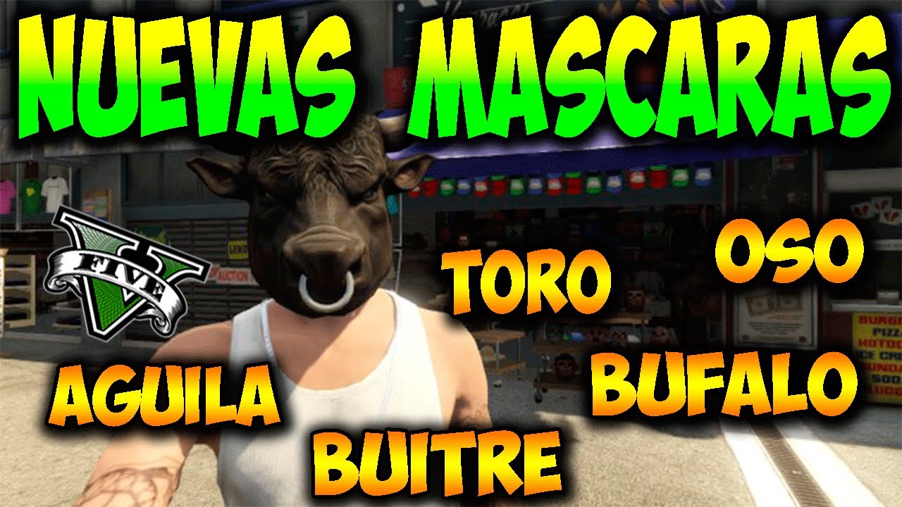 12 NUEVAS MASCARAS !! Gta V Online Independencia - Mascaras Animales: Oso, Buitre, Aguila