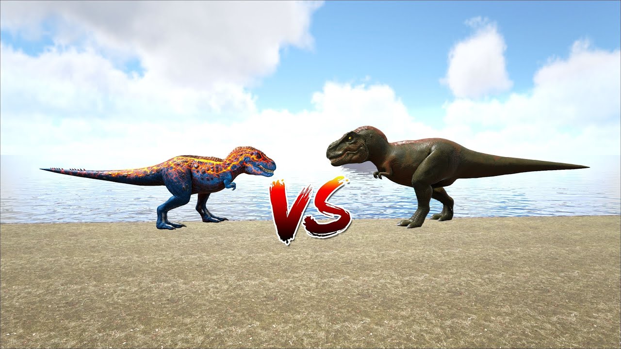 X-Rex VS Jurassic Park Rex | ARK Survival Evolved 2021