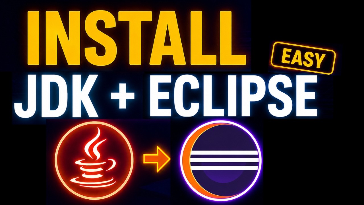 How to Install JDK  and  Eclipse IDE  on Windows 10/ 11