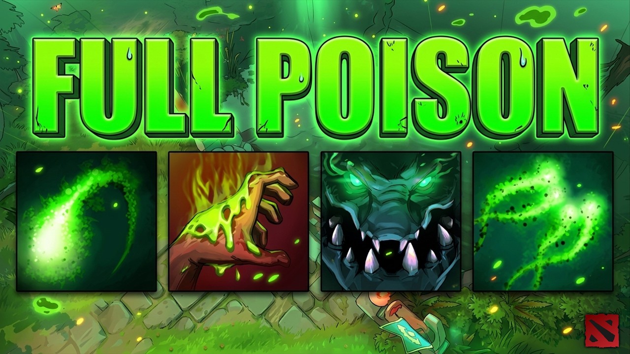 Full Poison POISON STING + POISON ATTACK | Ability Draft