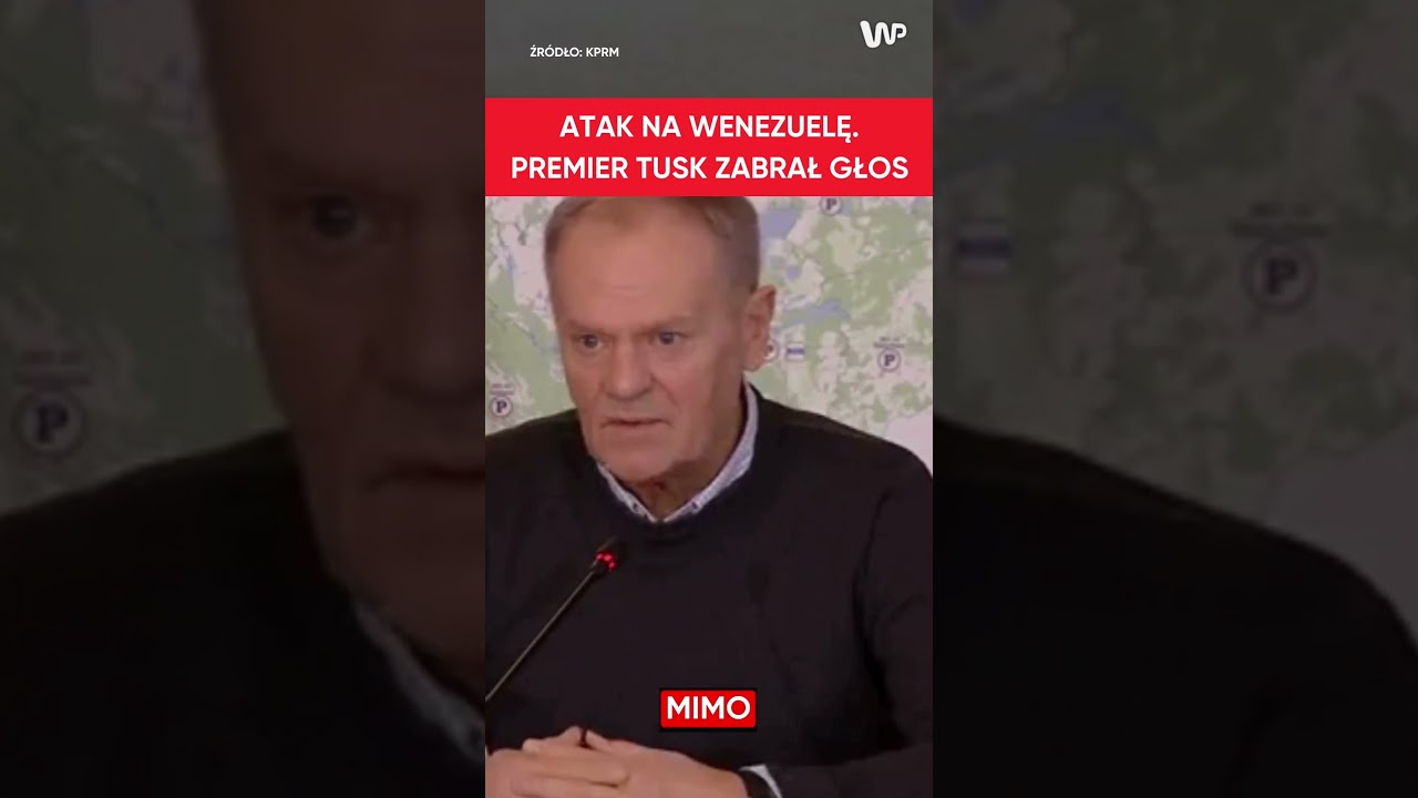 Tusk reaguje na atak USA. 