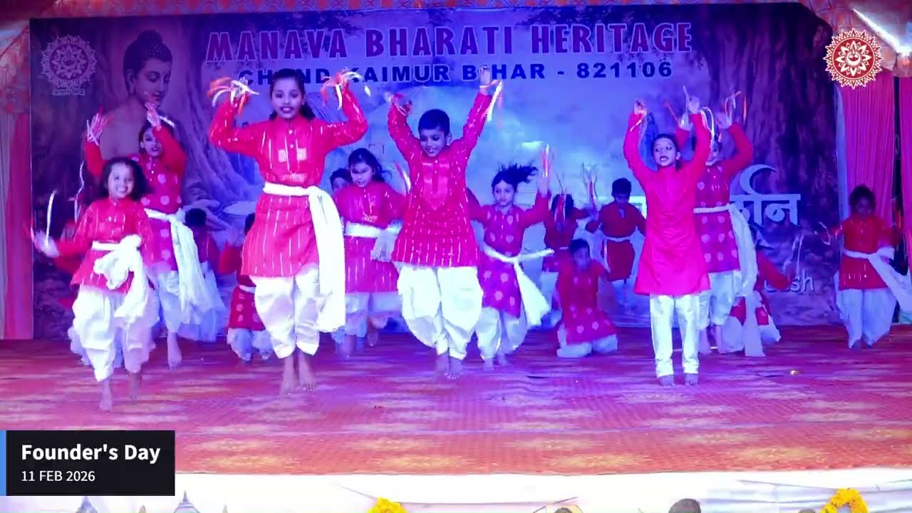 Class -1 kids dance| Annual day celebration| Founder's day| manava Bharati Heritage chand kaimur