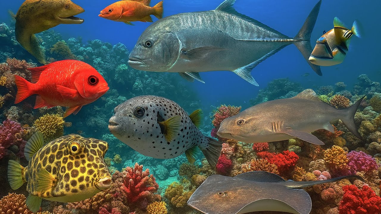 كل سمكة لها قصة… اكتشف أغرب شخصيات البحر _  Discover the strangest characters of the sea