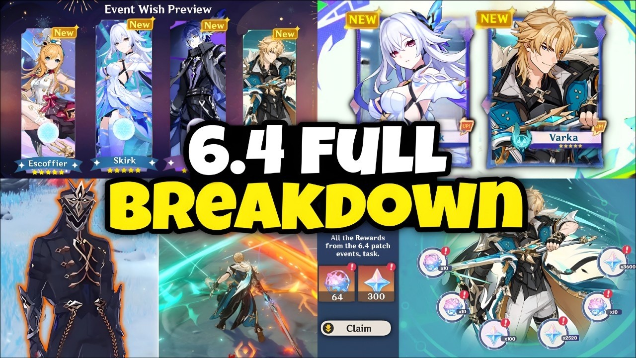 LITERALLY EVERYTHING ABOUT 6.4: Banners, Capitano, Quest, Events, Rewards & MORE - Genshin Impact