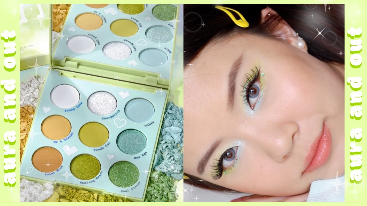 COLOURPOP AURA AND OUT 💚 3 LOOKS, REVIEW + COMPARISONS!