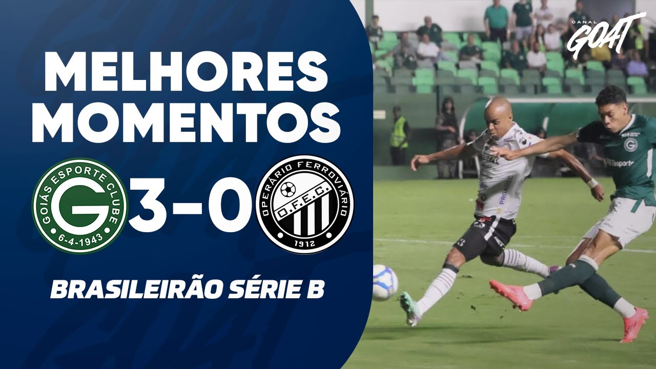 GOIÁS ATROPELA OPERÁRIO E SONHA COM ACESSO À SÉRIE A | MELHORES MOMENTOS
