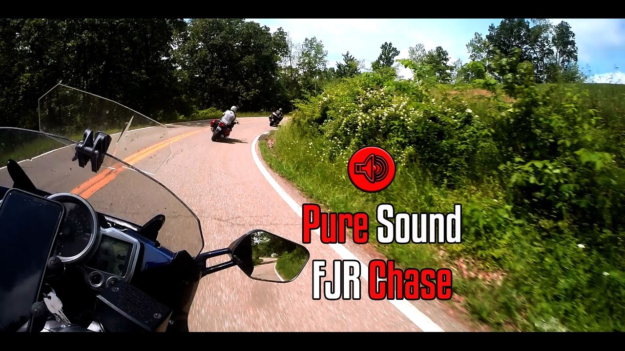 FJR following FJR 1300 in Twisty Pure sound