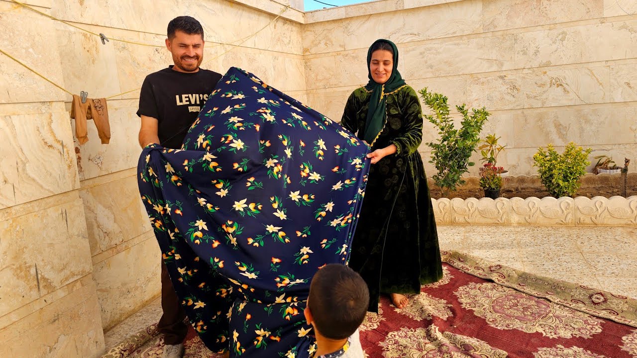 Hashem's Surprise for Ashraf | Traditional Dress Shopping in Rural Iran