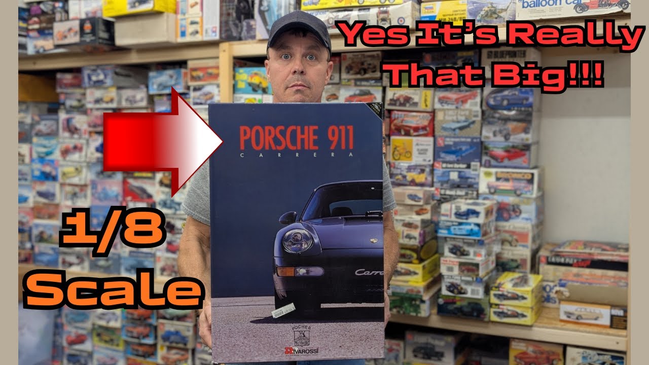 Никакого фотошопа! Он действительно такой большой!! Porsche Carrera в масштабе 1/8
