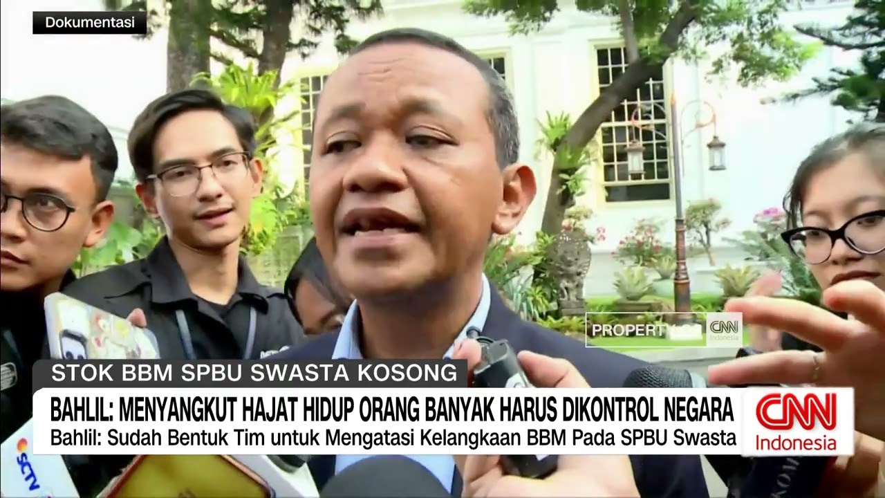 Stok BBM SPBU Swasta Kosong, Bahlil Angkat Bicara