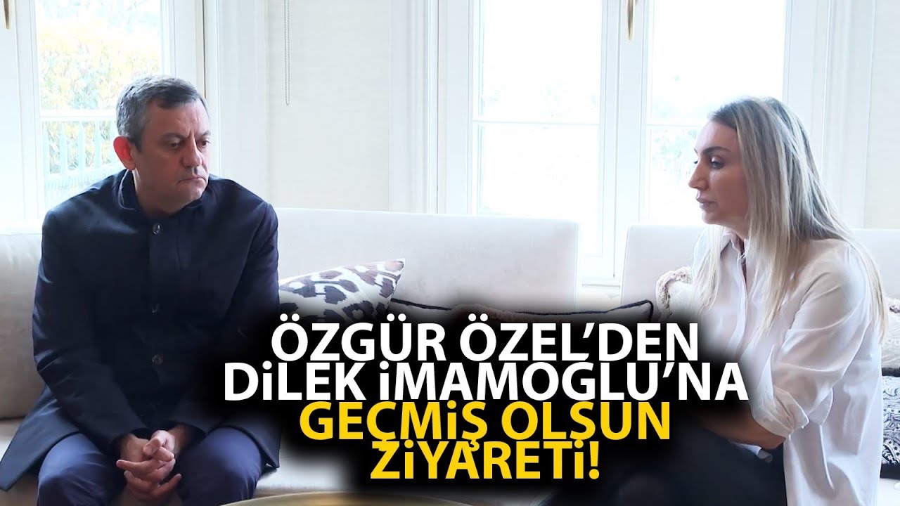 Özgür Özel'den Dilek İmamoğlu'na geçmiş olsun ziyareti