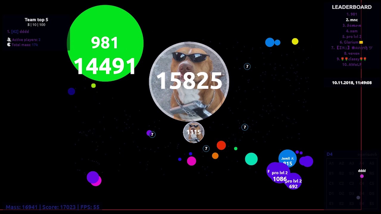 Agar.io | Mothership Compilation #3