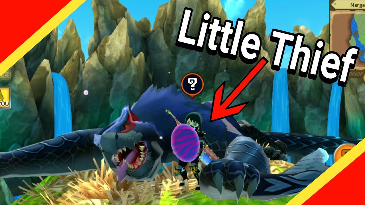 MONSTER in Mt. Pondry Depths MONSTER HUNTER STORIES ANDROID GAMEPLAY