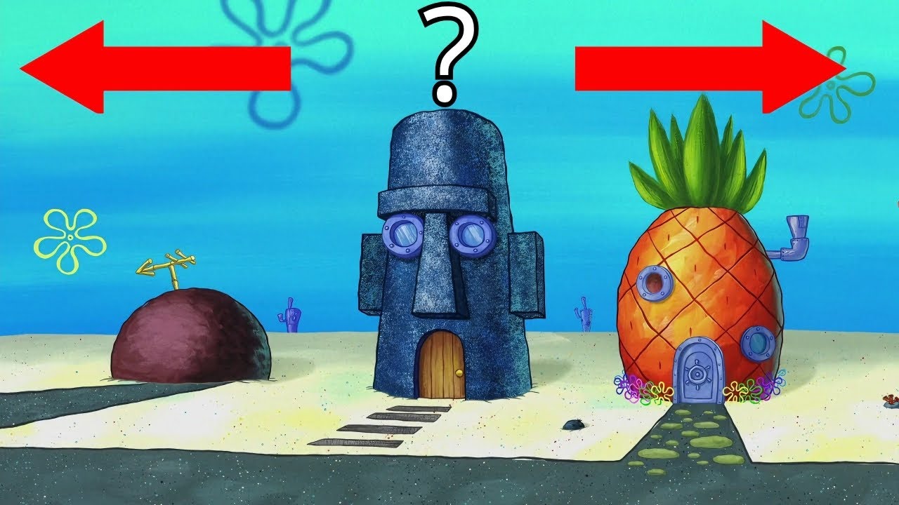 QUAL CAMINHO O BOB ESPONJA USA PARA IR AO TRABALHO?