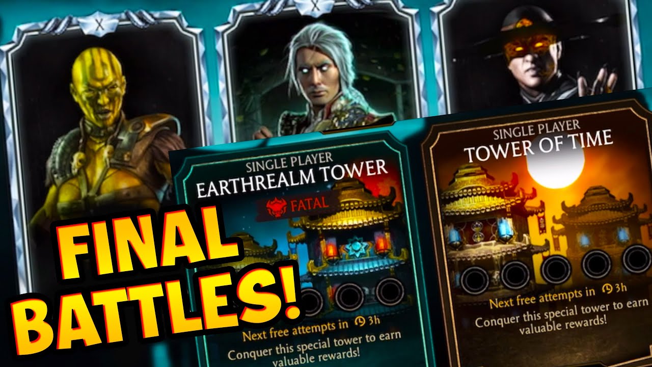 Good Bye Tower of Time and Fatal Earthrealm Tower in MK Mobile... Wretch D'vorah SUCKS!