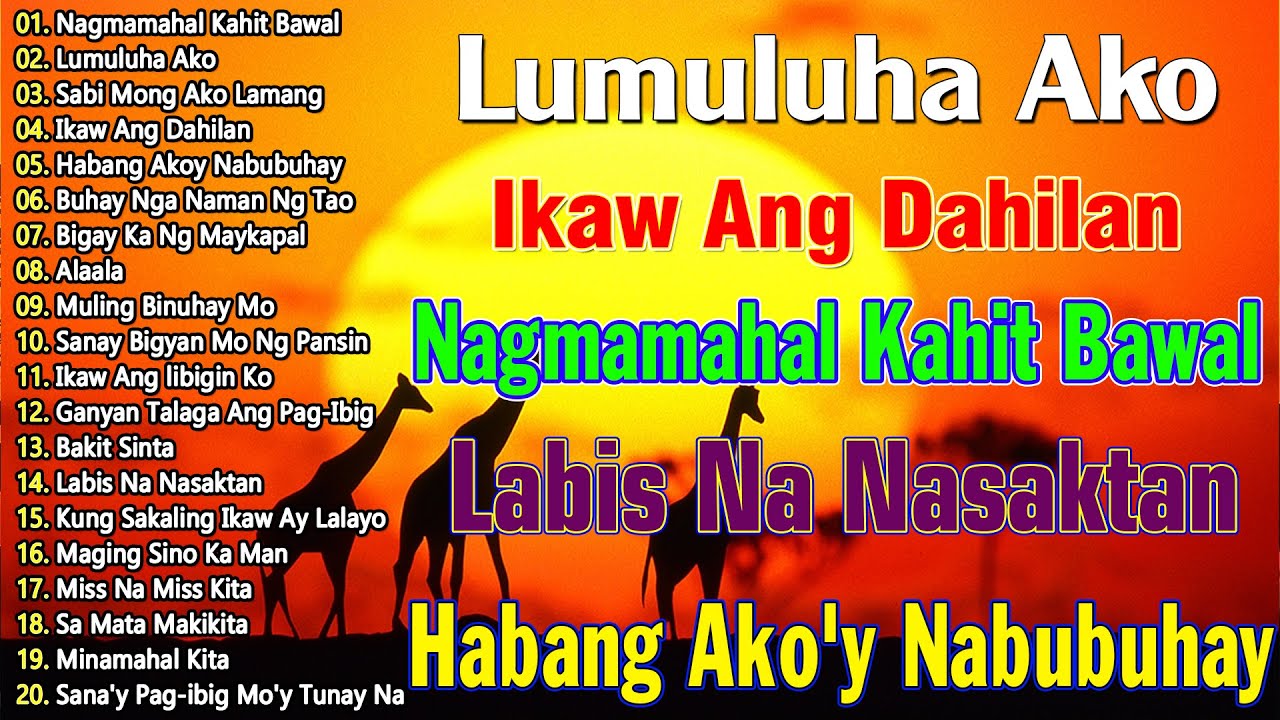 OPM Lumang Tugtugin Na Masarap Balikan 🪕 Pure Tagalog Pinoy Old Love Songs 60s 70s 80s 90s