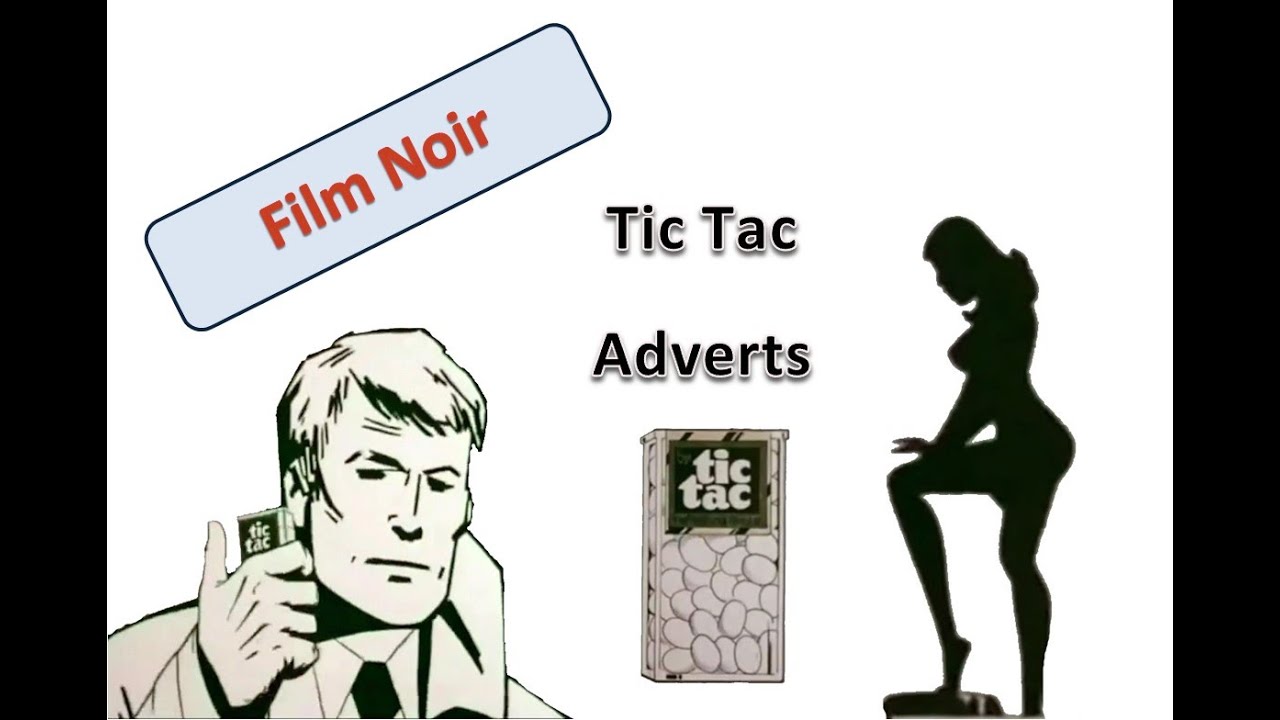 (1992) Подборка реклам конфет Tic Tac в стиле «фильм-нуар»