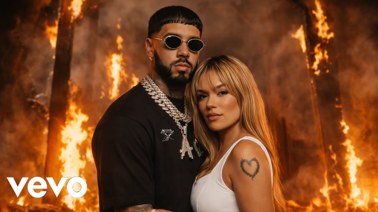 KAROL G X ANEL AA - NO TE OLVIDE (OFFICIAL VIDEO)[LYRICS]