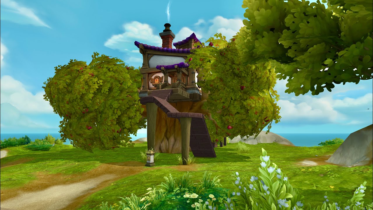 [WoW housing] Night Elf tree house (WIP)