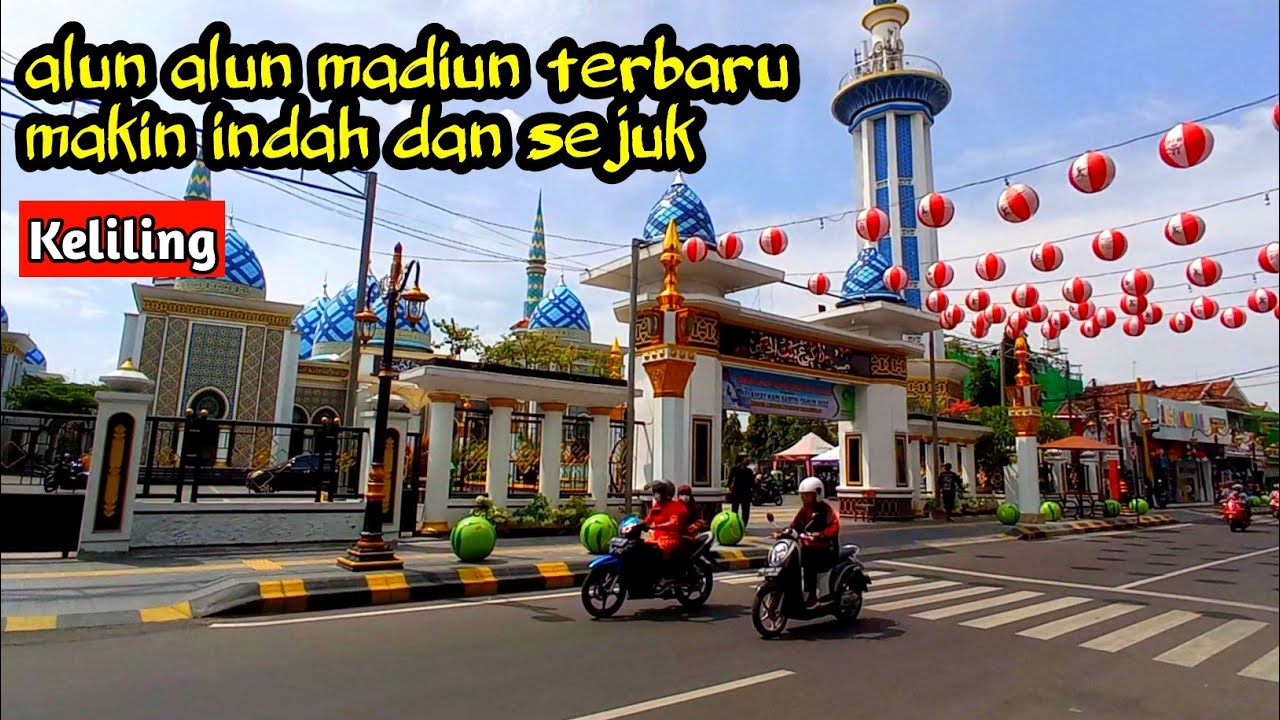 walking around suasana alun alun madiun terbaru makin indah dan sejuk