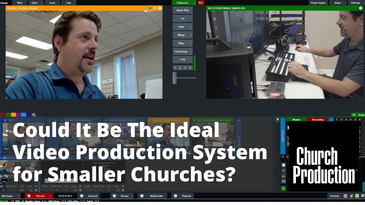 Could It Be The Ideal Video Production System for Small and Medium Sized Churches?