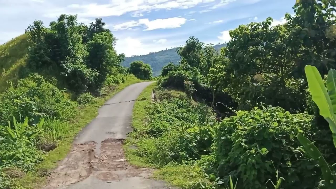 Beautiful Bangladesh. Bandarban hill track. Bike Ride. Nature sound.