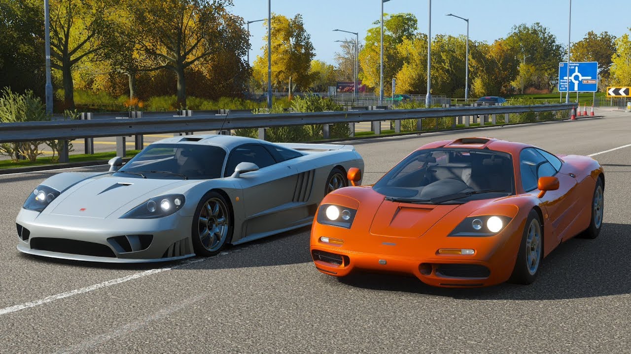 Forza Horizon 4 Drag race: McLaren F1 vs Saleen S7