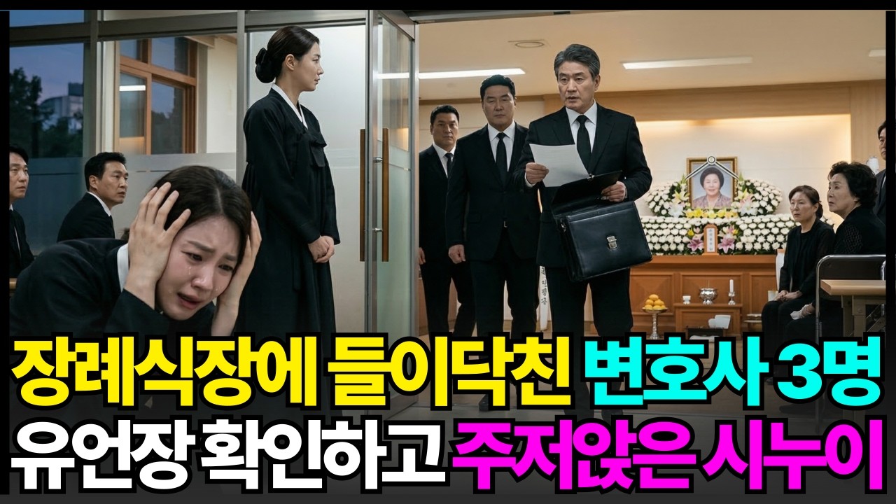 10년 치매 수발했더니 장례식장에서 뺨 때리는 시누이, 3분 뒤 전원 '통곡'하게 만든 반전(실화바탕)