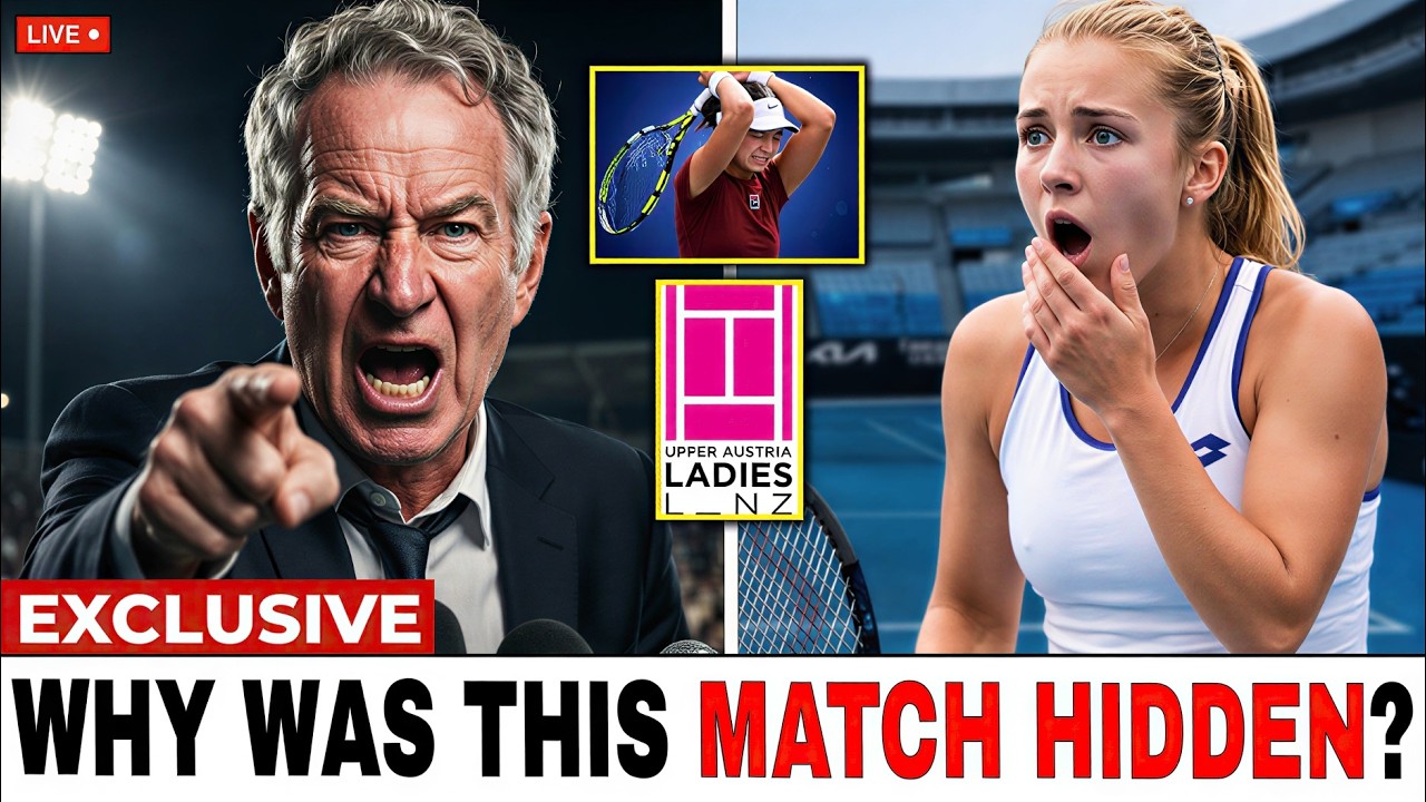 SCANDAL! McEnroe EXPOSES WTA for HIDING Eala&rsquo;s Linz SHOCKER vs Grabher!