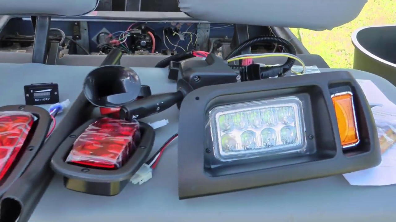 Golf Cart How to Install LED headlights