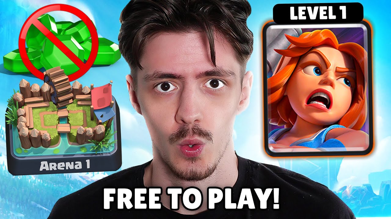 KEZDTEM EGY ÚJ FREE TO PLAY KARAKTERT A CLASH ROYALEBAN..