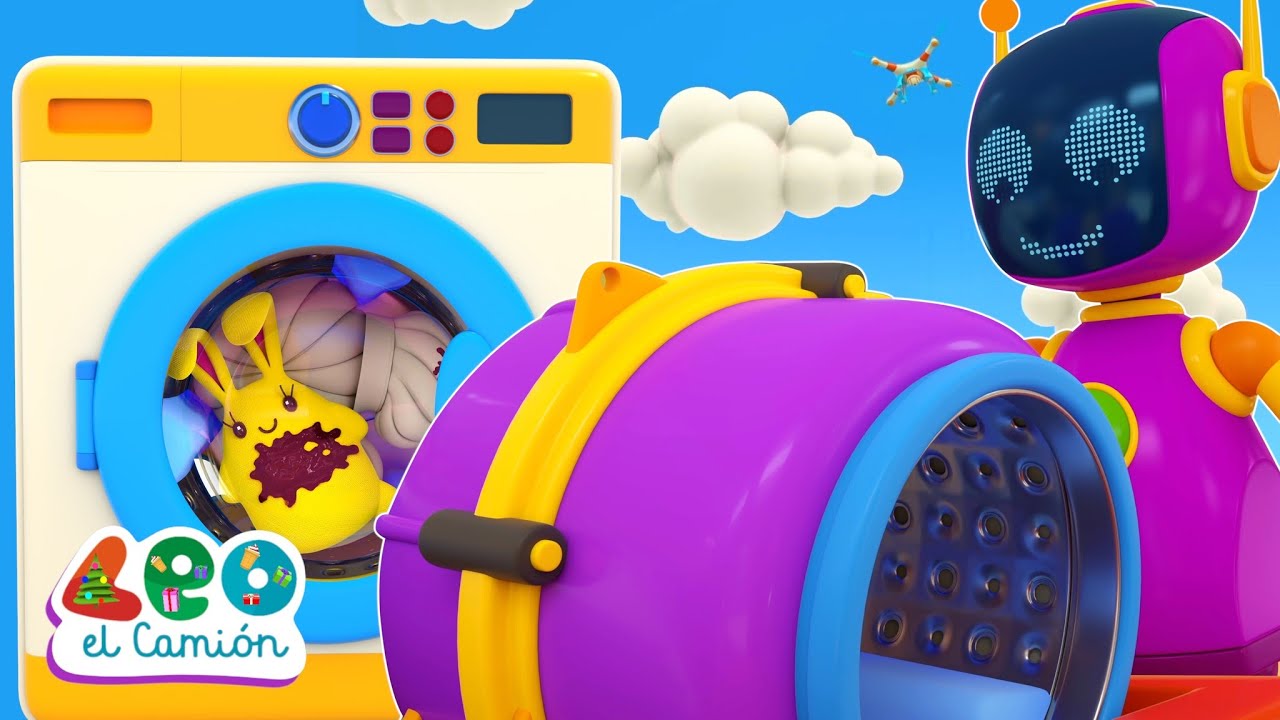 Leo el Camión y La Lavadora - Carritos para niños