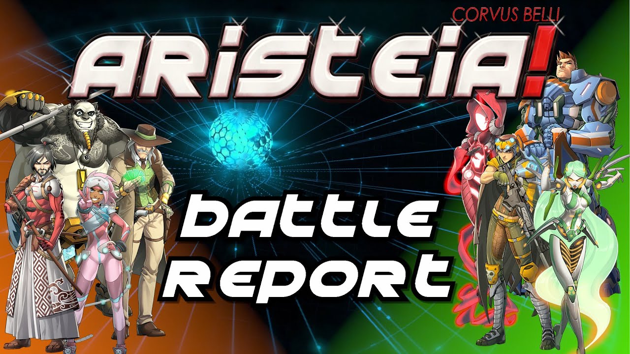 Aristeia Battle Report 01 - Classic Orange v Green - Assault Scenario