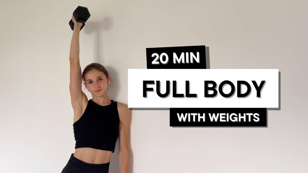 20 MIN FULL BODY HIIT WORKOUT WITH WEIGHTS | No Repeat | Calorie Burn