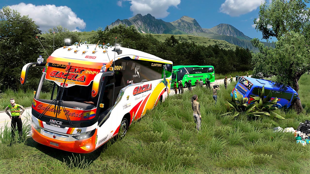 Bus Ecuatoriano Descontrolado A Toda Velocidad | Americn Truck Simulator