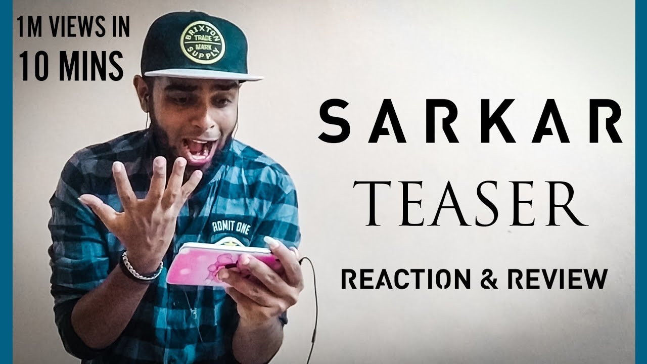 Sarkar Official Teaser Review - Thalapathy Vijay | ARM | A New Record Is Created By Sarkar In 10 Min
